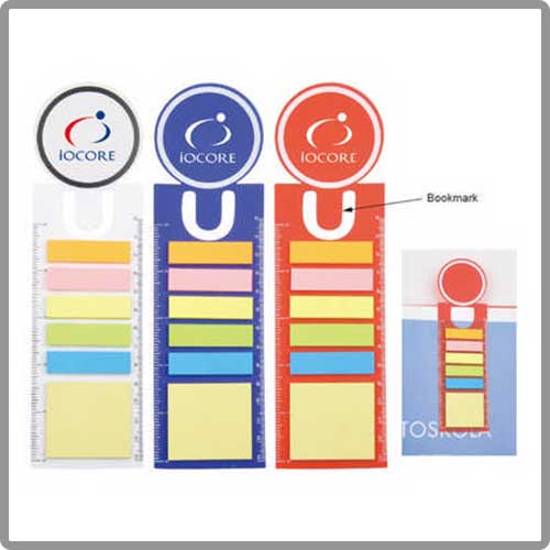 Custom-Branded-PP-Sticky-Notes-with-Bookmark-and-Ruler