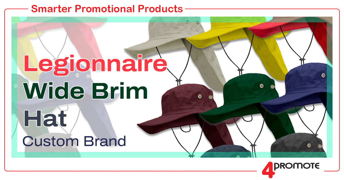 Custom Branded Legionnaire Wide Brim Hat