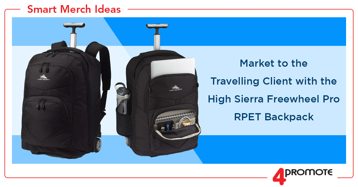 Custom Branded High Sierra Freewheel Pro RPET Backpack