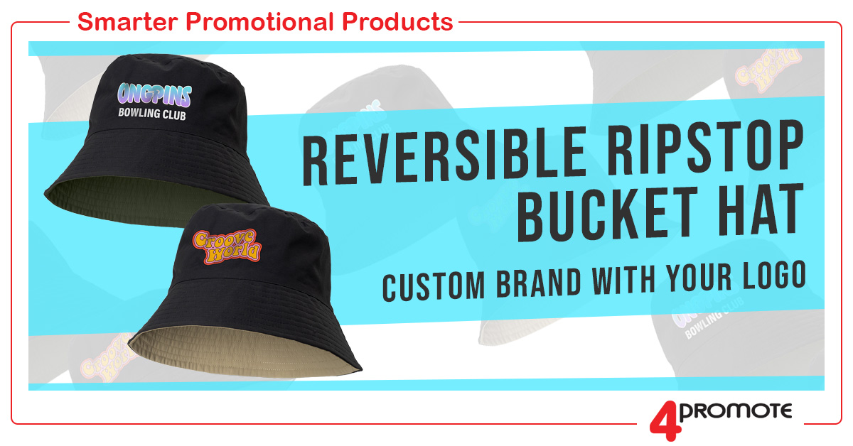 Custom Branded Reversible Ripstop Bucket Hat