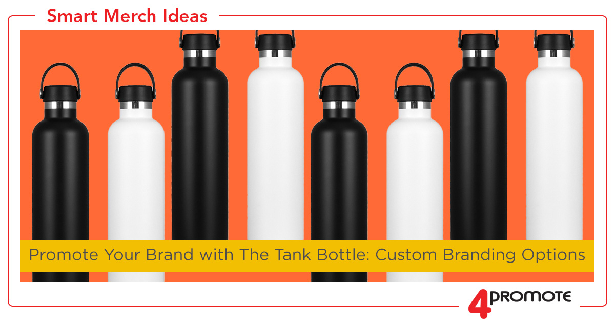 Custom Branded The Tank 2.0 Stainless Steel 1L Drink Bottle