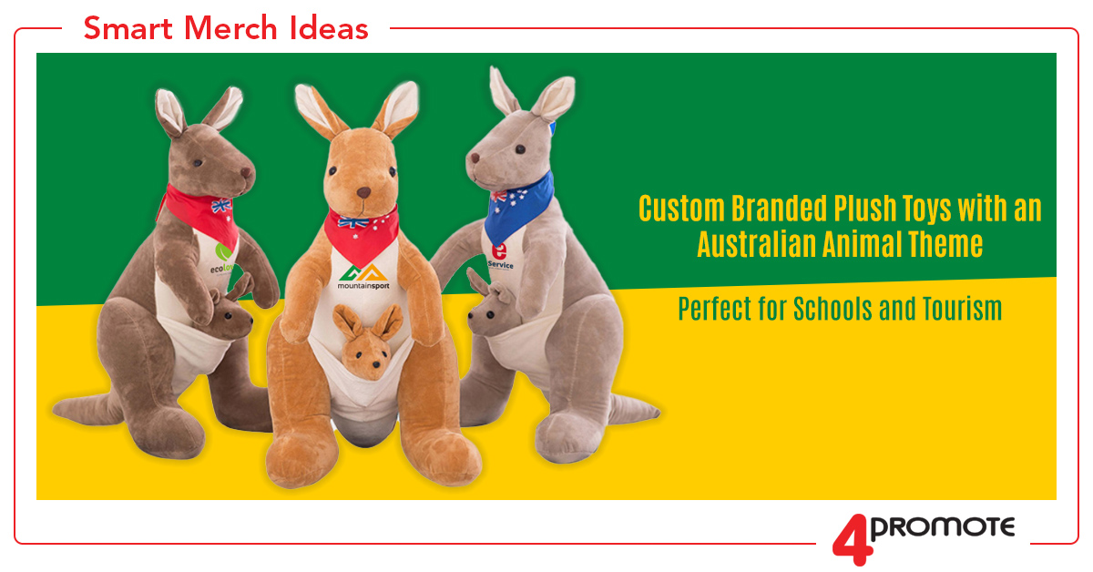 Custom Branded Australian Animal Themed Plush Toys