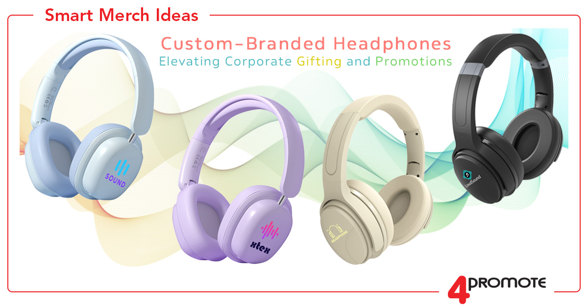 Custom Branded Bluetooth Wireless Headphones