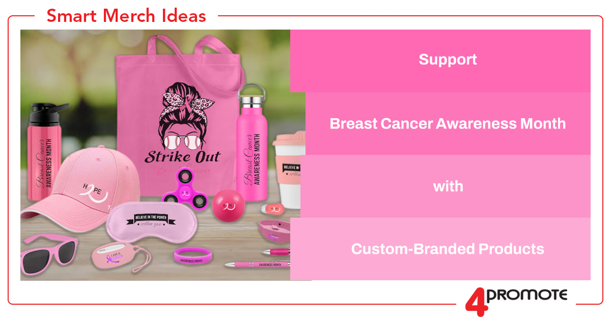 Custom Branded Breast Cancer Awareness Month Promotional Products