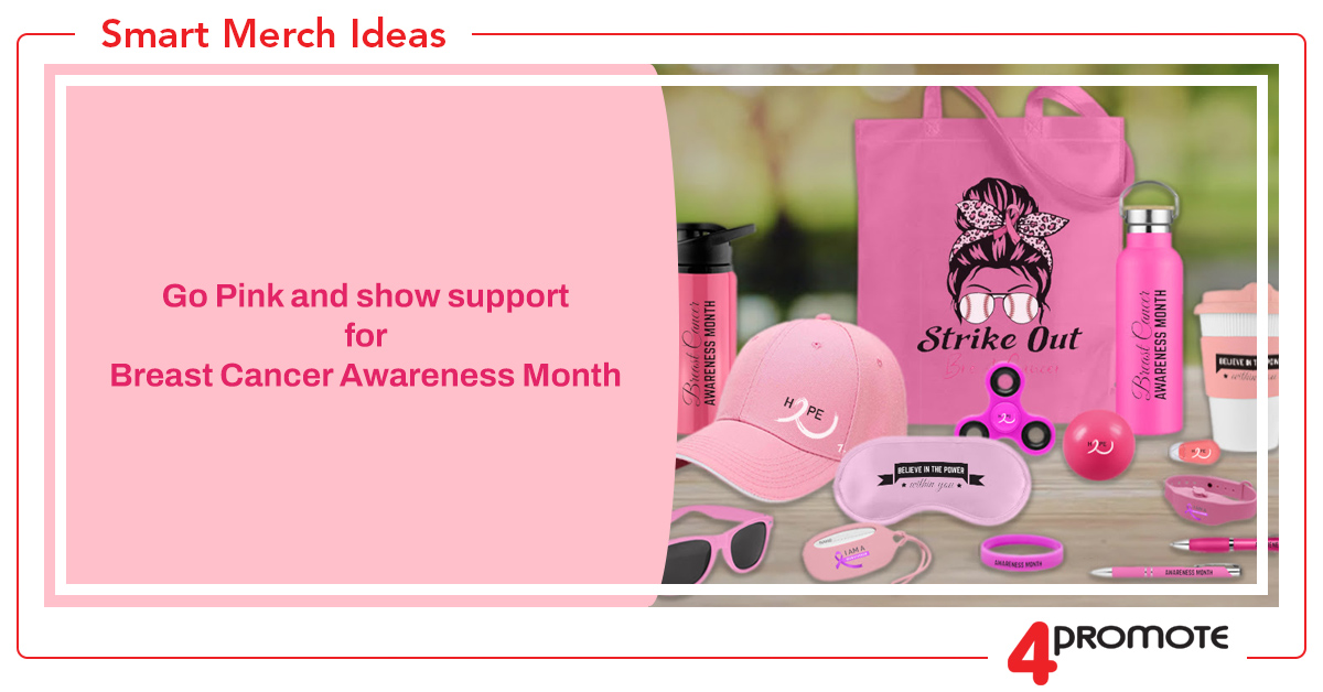 Custom Branded Promotional Products for Breast Cancer Awareness Month