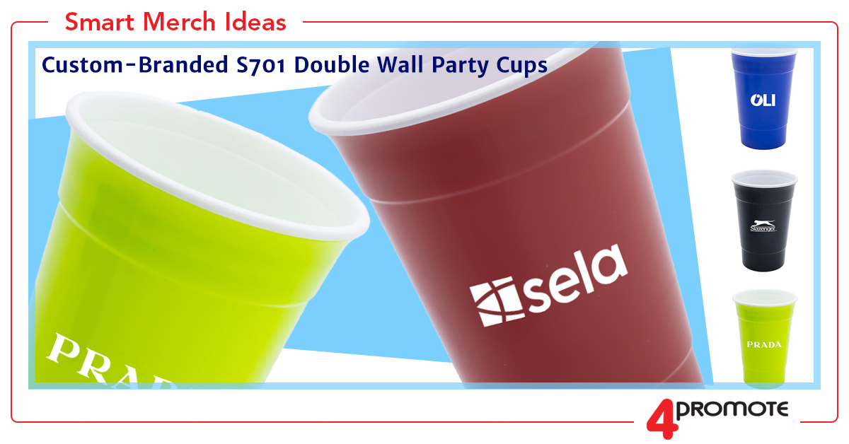 Custom Branded Double Wall Party Cup