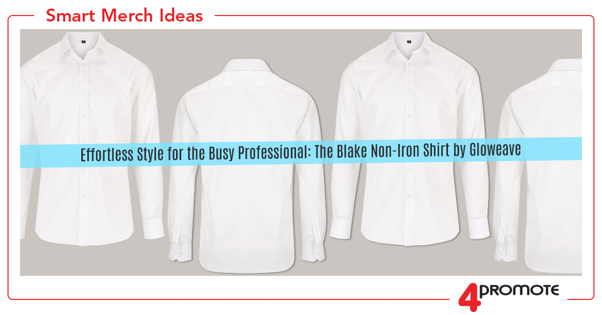 Custom Branded The Blake Non-Iron Shirt by Gloweave