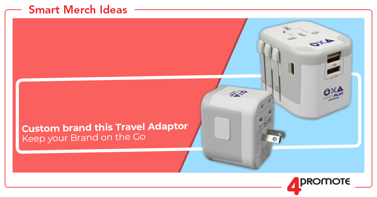 Custom Branded Universal Travel Adaptor