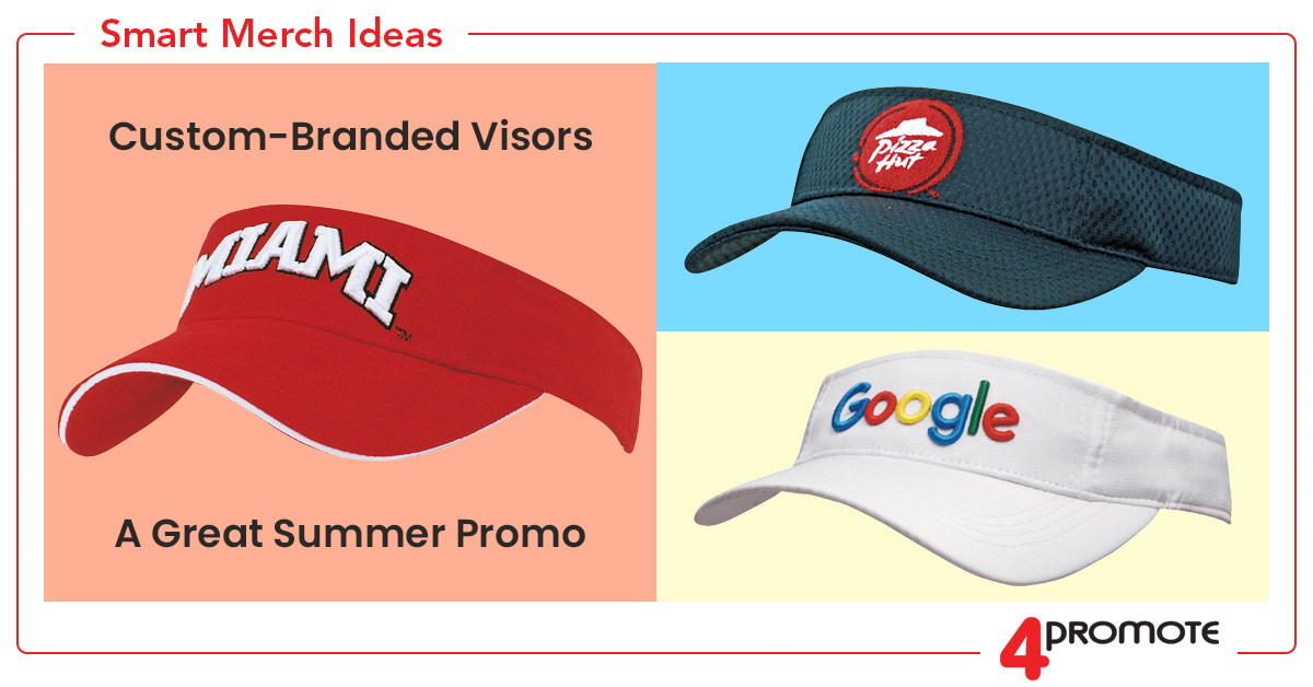 Custom Branded Visors Summer Promo