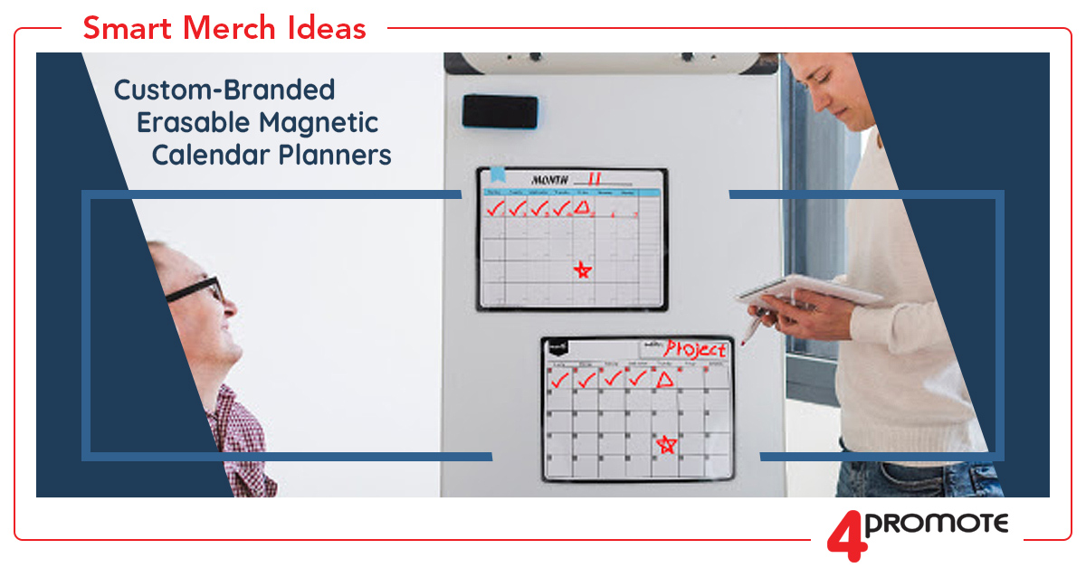 Custom Branded Erasable Magnetic Calendar Planner 2025