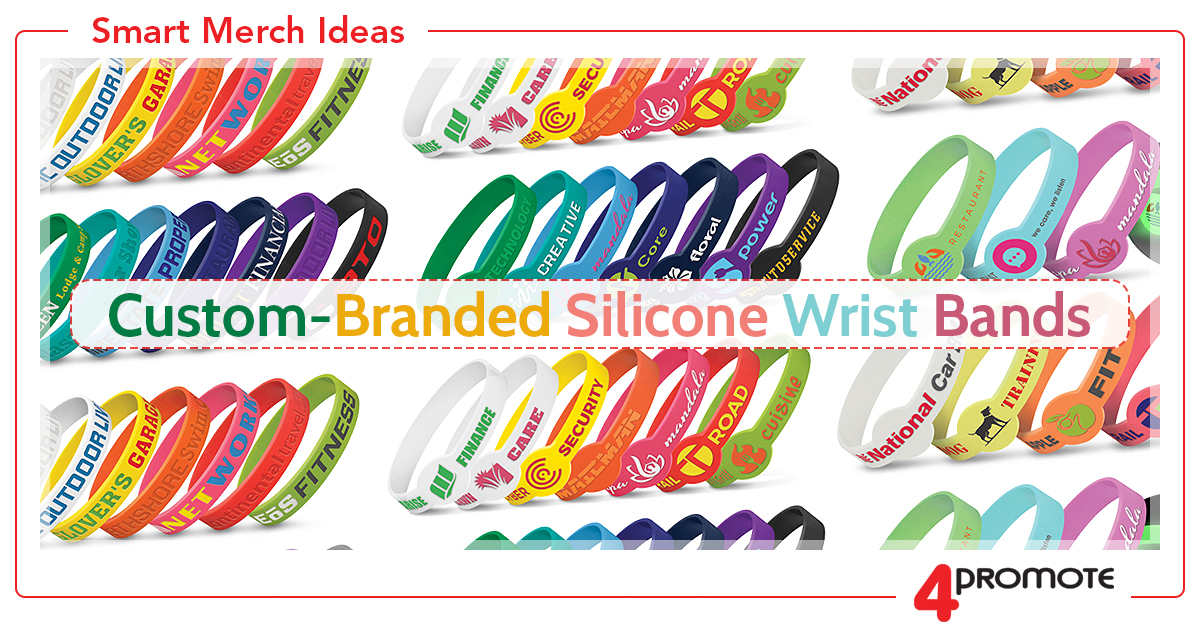 Custom Branded Silicone Wrist Bands Promo