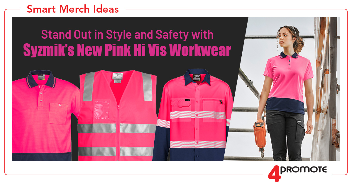 Custom Branded Syzmik Pink Hi-Vis Workwear